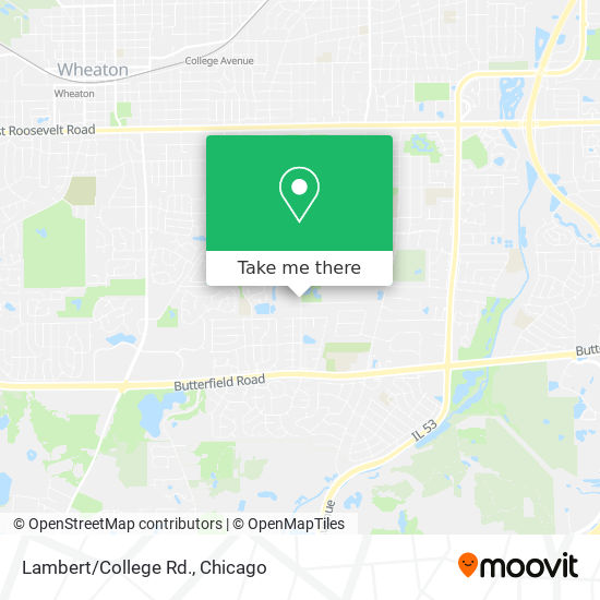 Lambert/College Rd. map