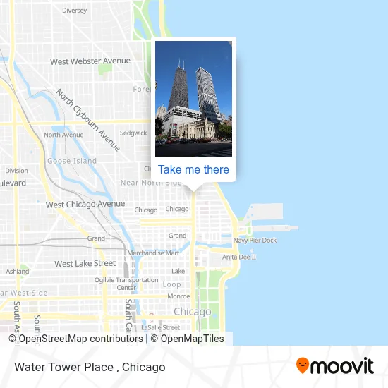 Water Tower Place map