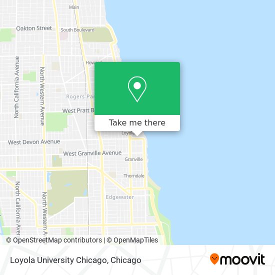 Loyola University Chicago map