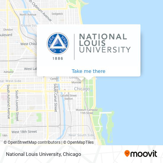 Mapa de National Louis University