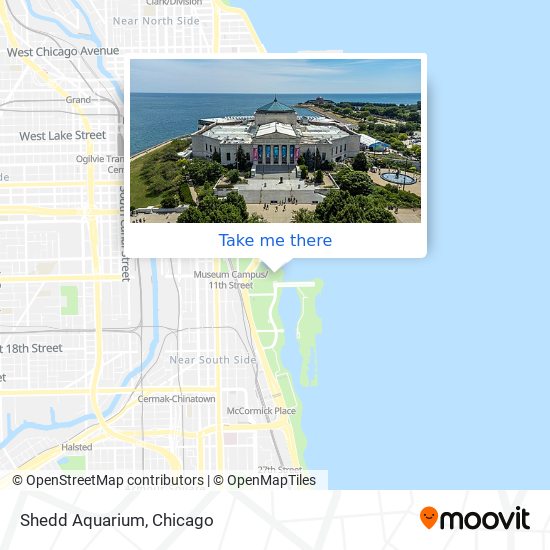 Mapa de Shedd Aquarium