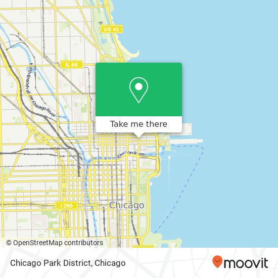 Chicago Park District map