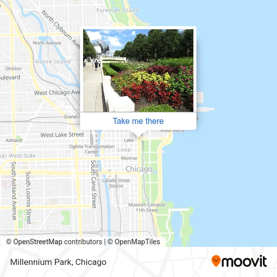 Millennium Park map