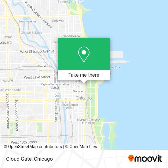 Cloud Gate map