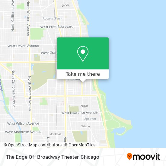 The Edge Off Broadway Theater map