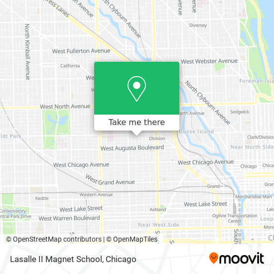 Lasalle II Magnet School map