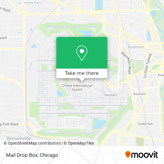 Mapa de Mail Drop Box