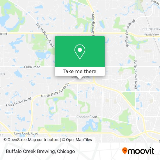 Buffalo Creek Brewing map