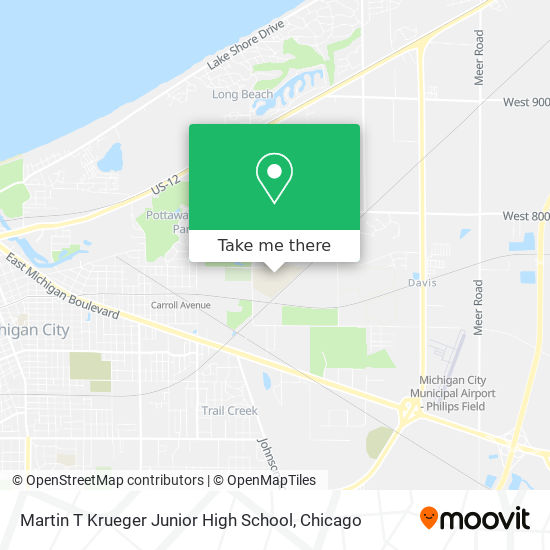 Mapa de Martin T Krueger Junior High School