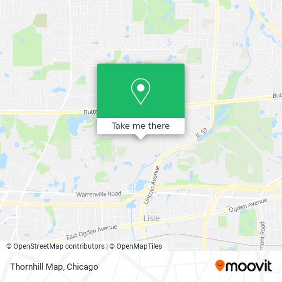 Mapa de Thornhill Map