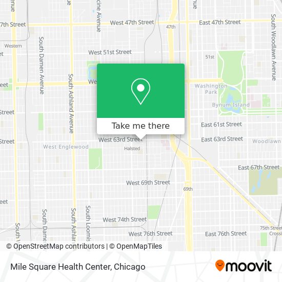 Mapa de Mile Square Health Center