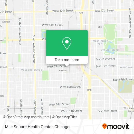 Mile Square Health Center map