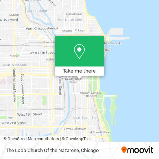 The Loop Church Of the Nazarene map