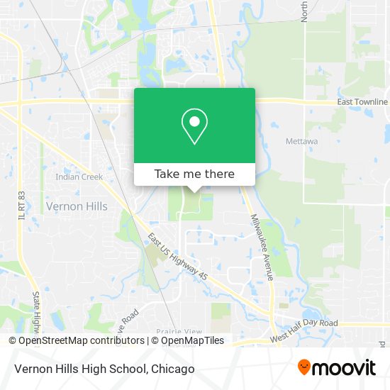 Vernon Hills High School map