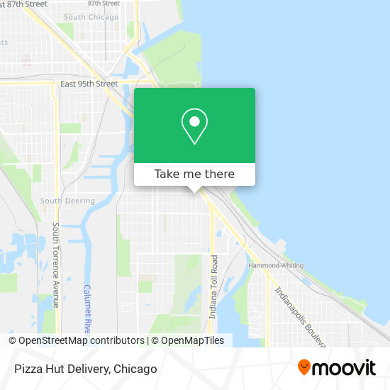 Pizza Hut Delivery map