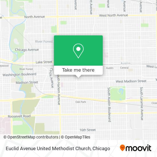 Mapa de Euclid Avenue United Methodist Church