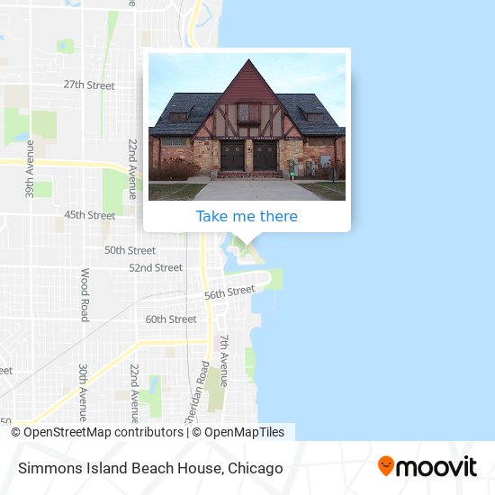 Mapa de Simmons Island Beach House