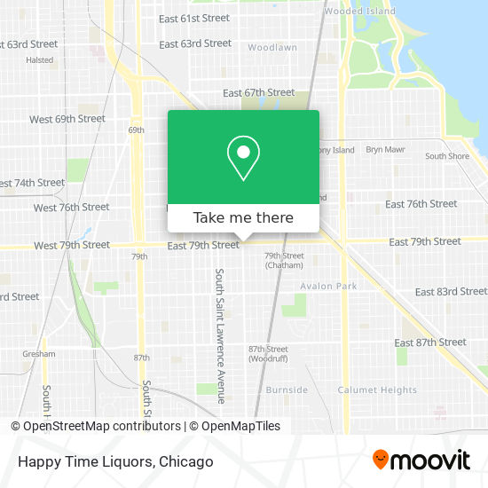 Mapa de Happy Time Liquors