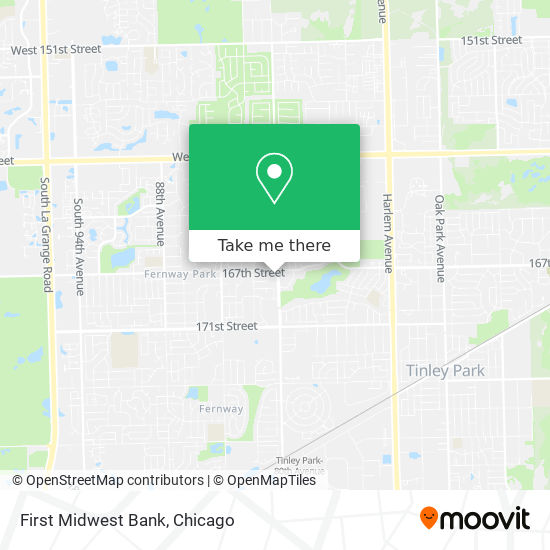 Mapa de First Midwest Bank