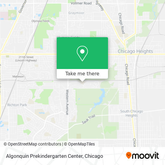 Algonquin Prekindergarten Center map