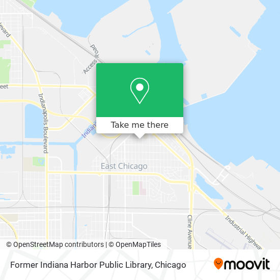 Mapa de Former Indiana Harbor Public Library