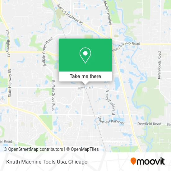 Knuth Machine Tools Usa map