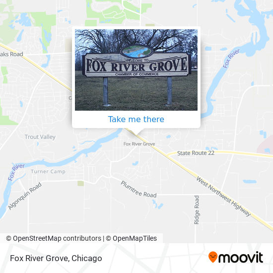 Fox River Grove map