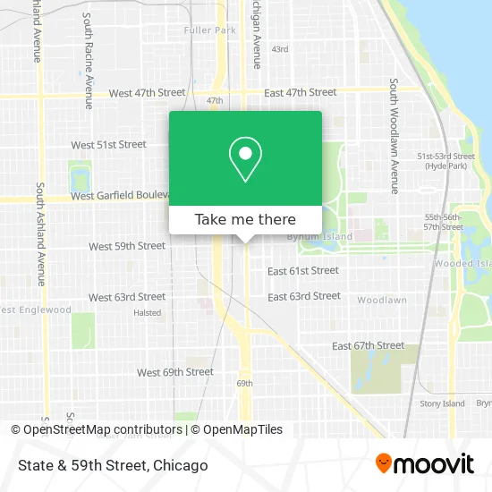 State & 59th Street map