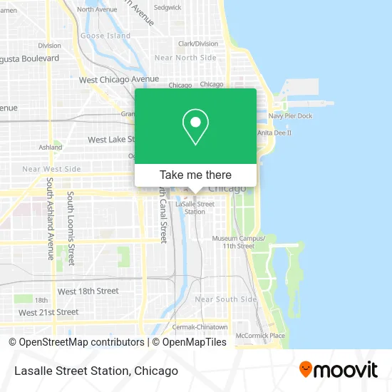 Lasalle Street Station map