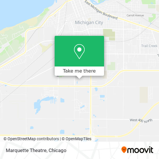 Mapa de Marquette Theatre