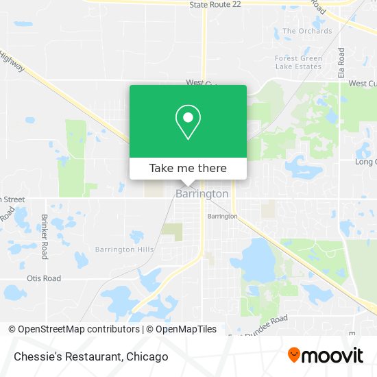 Chessie's Restaurant map