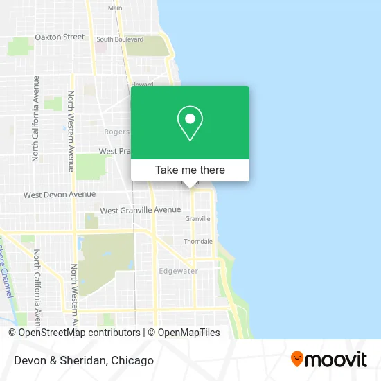 Devon & Sheridan map