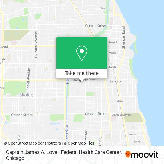 Captain James A. Lovell Federal Health Care Center map