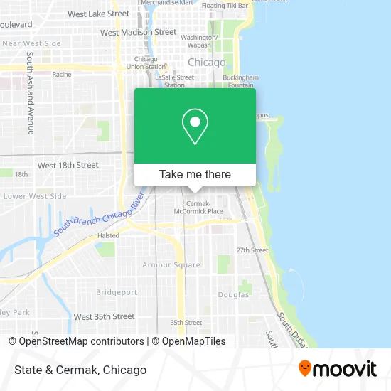 State & Cermak map