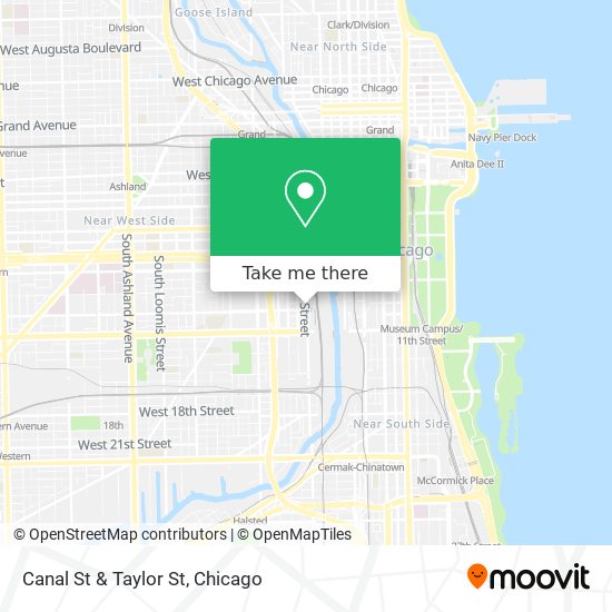 Canal St & Taylor St map