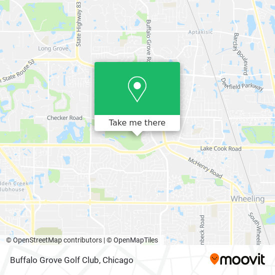 Mapa de Buffalo Grove Golf Club