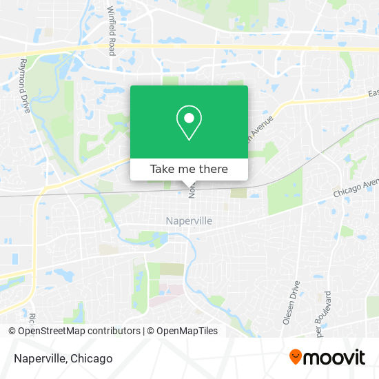 Naperville map