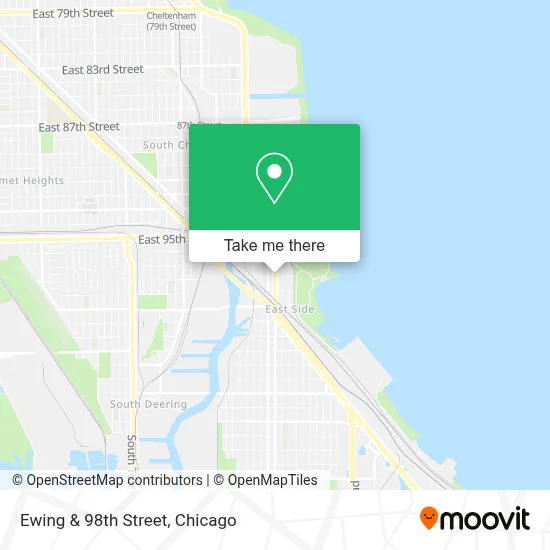 Ewing & 98th Street map