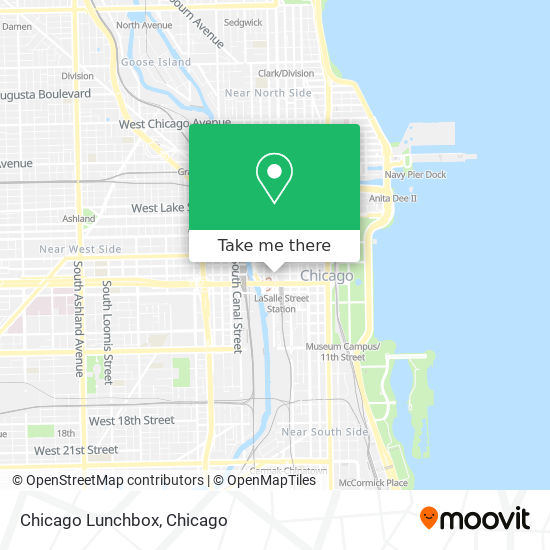 Mapa de Chicago Lunchbox