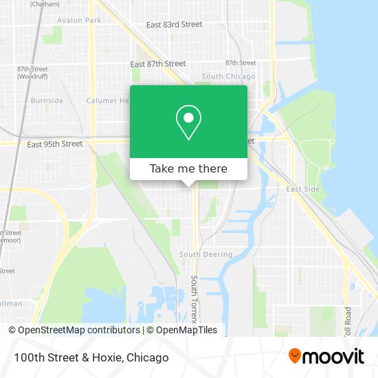 Mapa de 100th Street & Hoxie