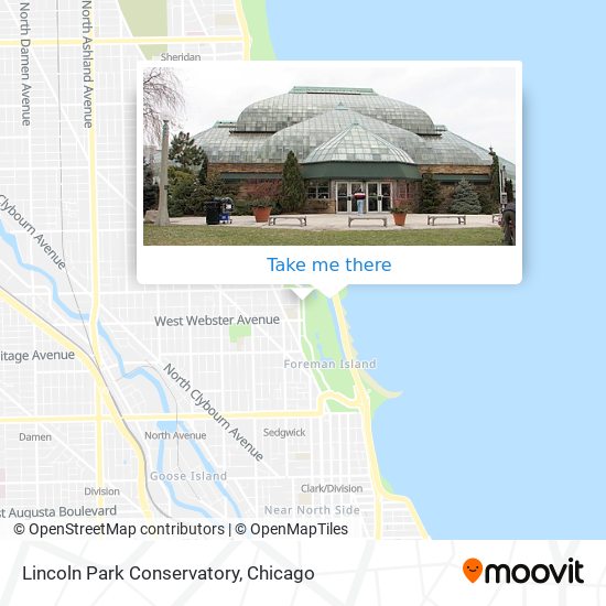 Lincoln Park Conservatory map