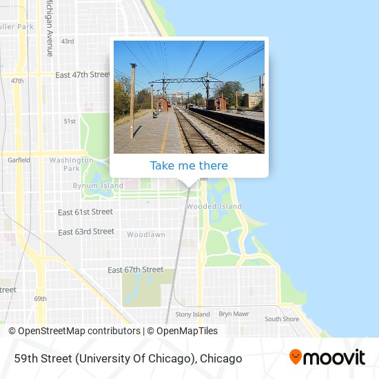 59th Street (University Of Chicago) map