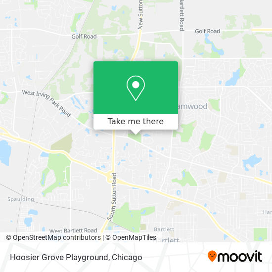 Hoosier Grove Playground map