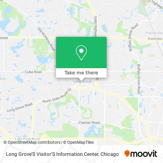 Mapa de Long Grove’S Visitor’S Information Center