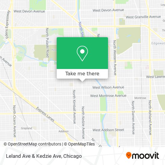 Mapa de Leland Ave & Kedzie Ave