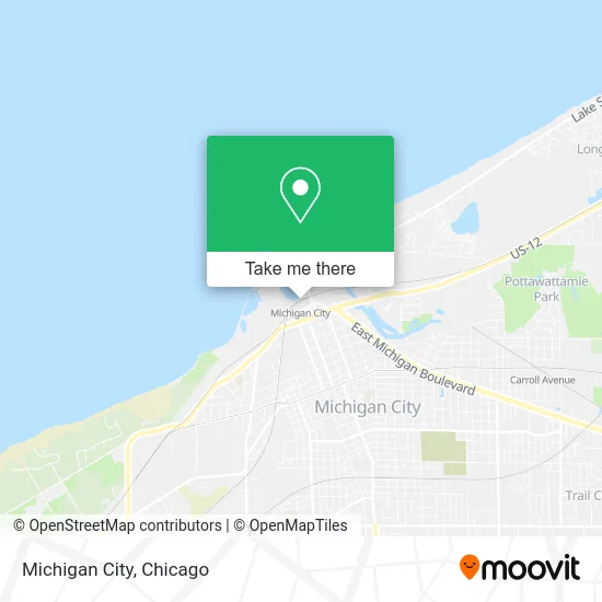 Michigan City map