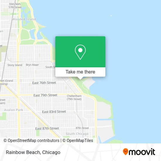 Rainbow Beach map