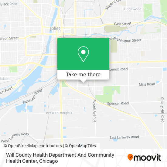 Will County Health Department And Community Health Center map