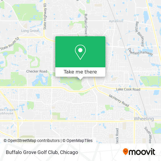 Mapa de Buffalo Grove Golf Club