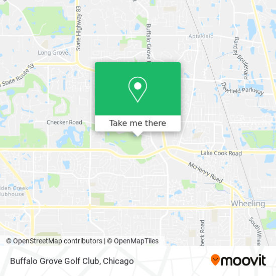 Buffalo Grove Golf Club map